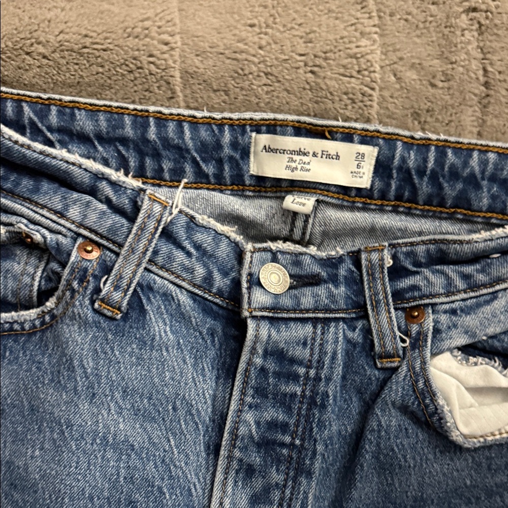 Abercrombie & Fitch Light Blue High Rise Jeans